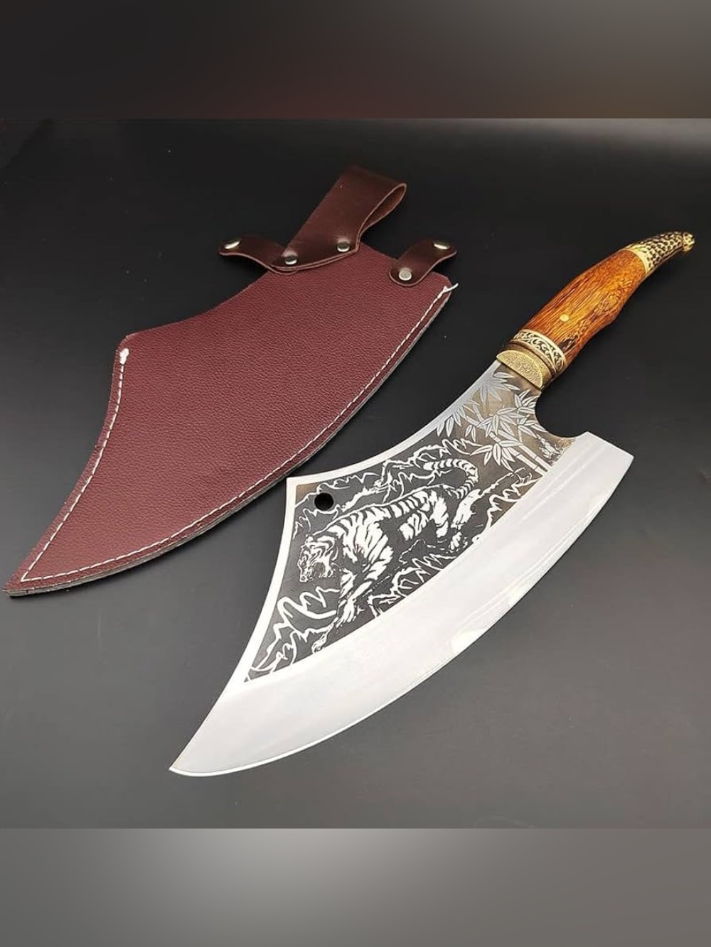 Meat Cleaver, Chef Forging Boning Knife Professional Handmade